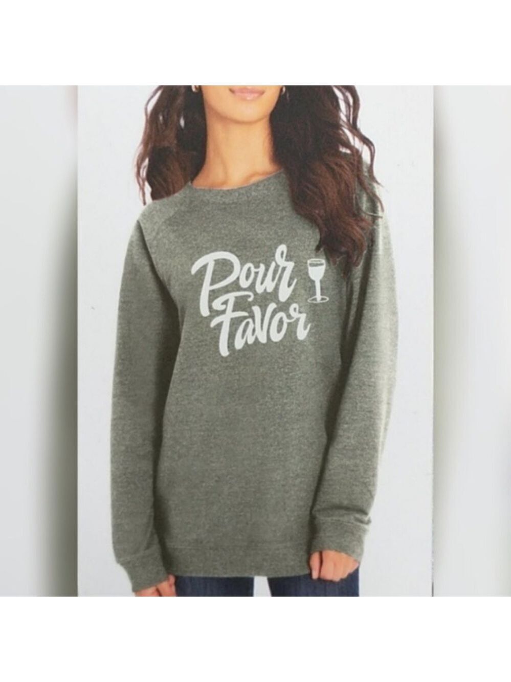 𝅺WILDFOX Pour Favor statement sweatshirt size small